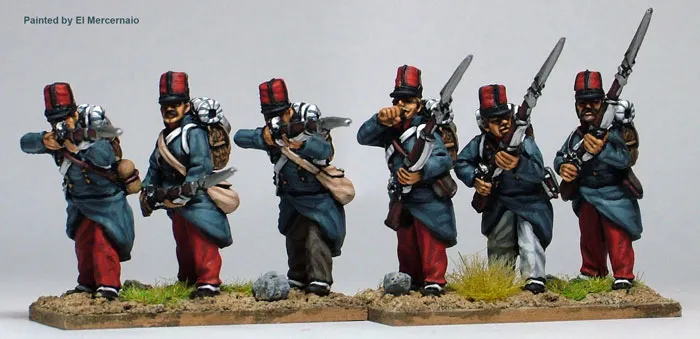 Perry Miniatures Carlist War ISA65 figurines Légion ligne tir