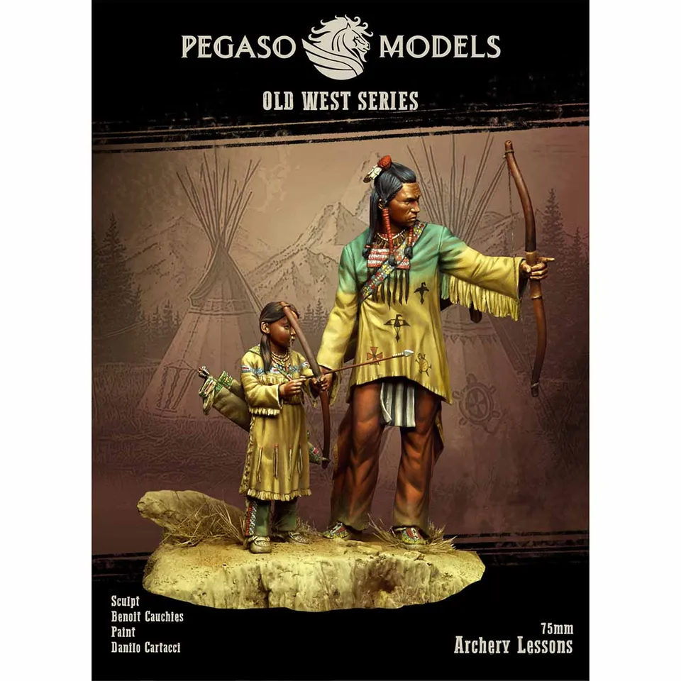 ART GIRONA Miniatures Archery Lessons figurine historique archers