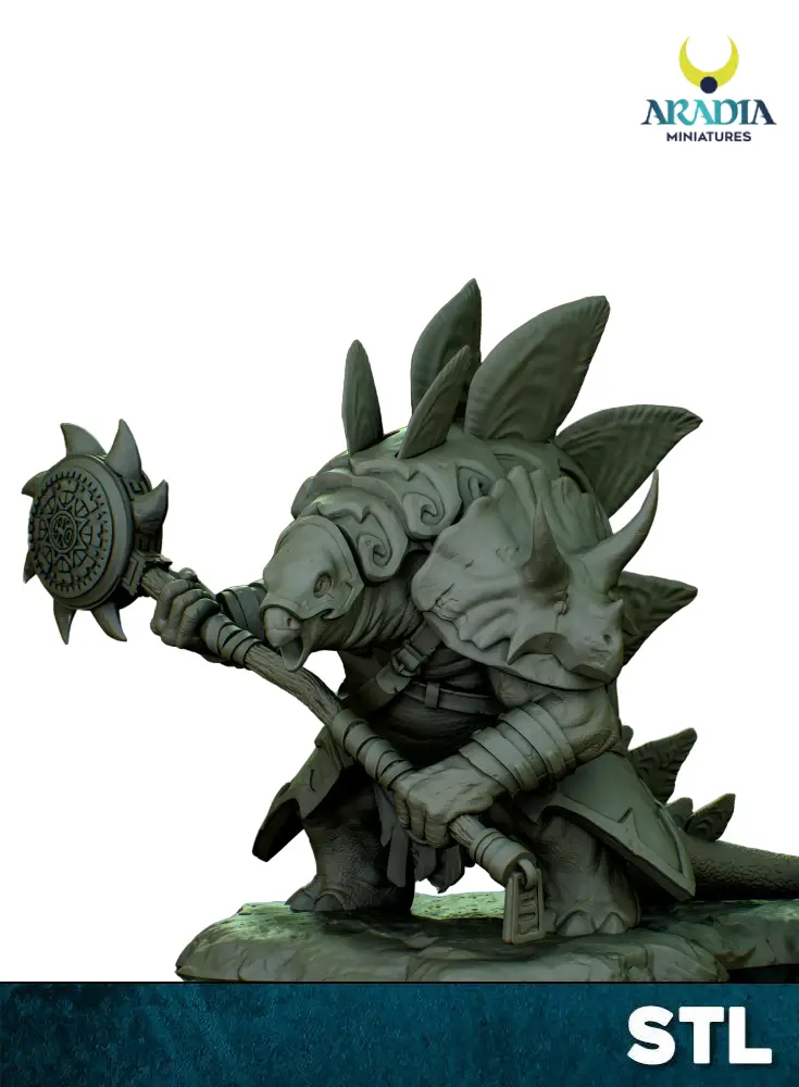 Mickael Lelièvre Stegazaurus fichier STL dinosaure à imprimer