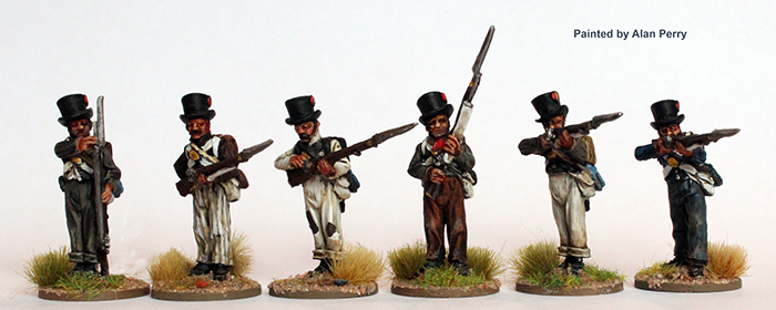 Perry Miniatures Napoleonic SPA25 fusiliers ligne tir métal