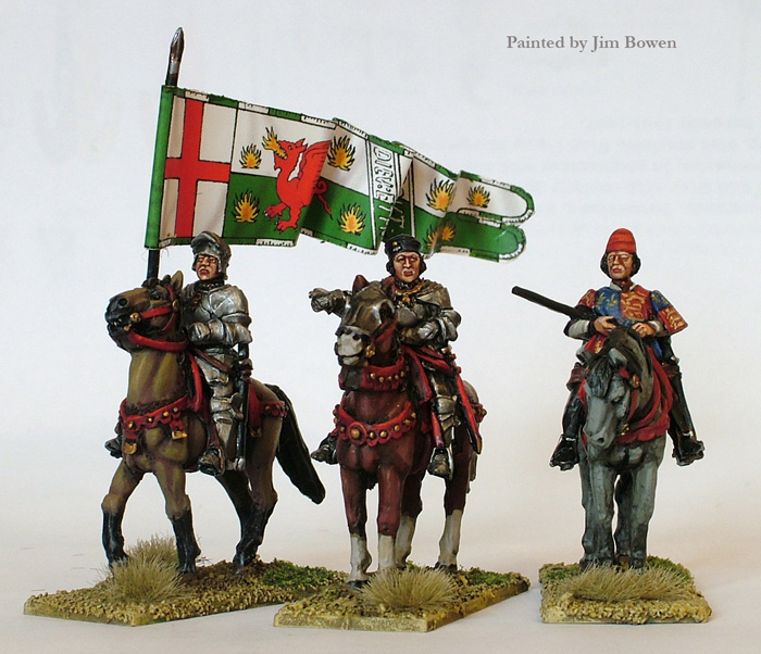 Perry War of the Roses WR4 commandement monté figurines métal Henri VII