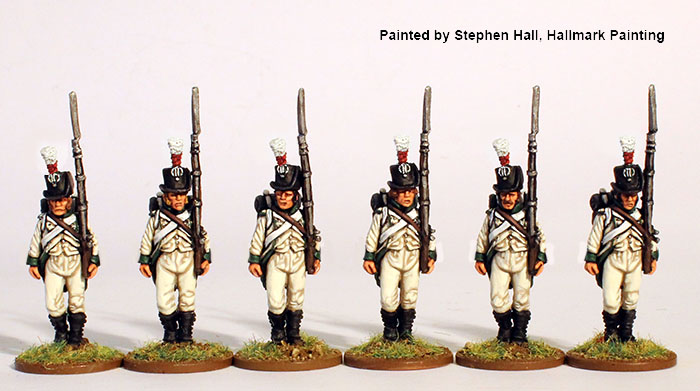 Perry Napoleonic NCR 20 figurines fusiliers Schaumburg-Lippe 28mm