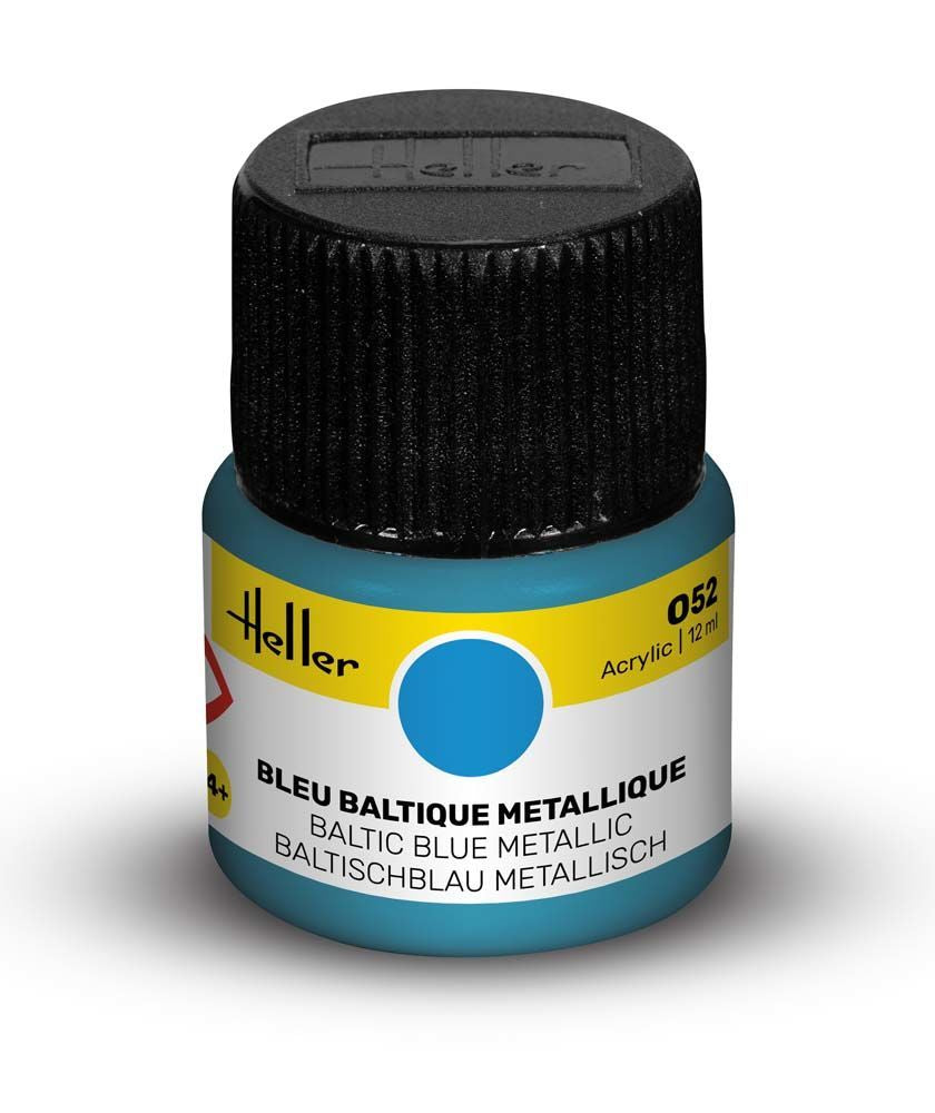 Heller Historical Collection peinture acrylique 052 bleu baltique métallisé