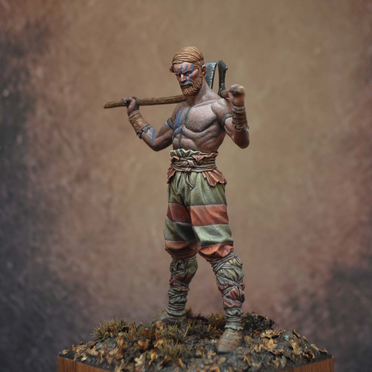 Art Girona 70mm German Warrior figurine 70 mm antique