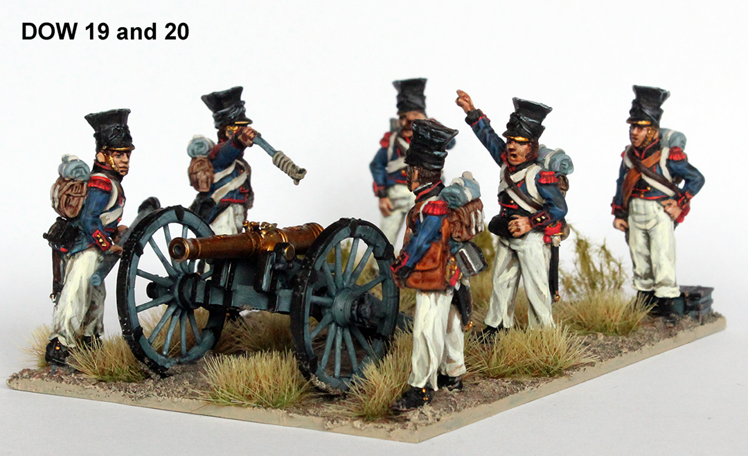 Perry Napoleonic DOW 19 Canon prussien maquette 3 pounder