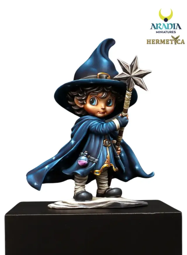 Aradia Hermetica Stellino figurine résine apprenti