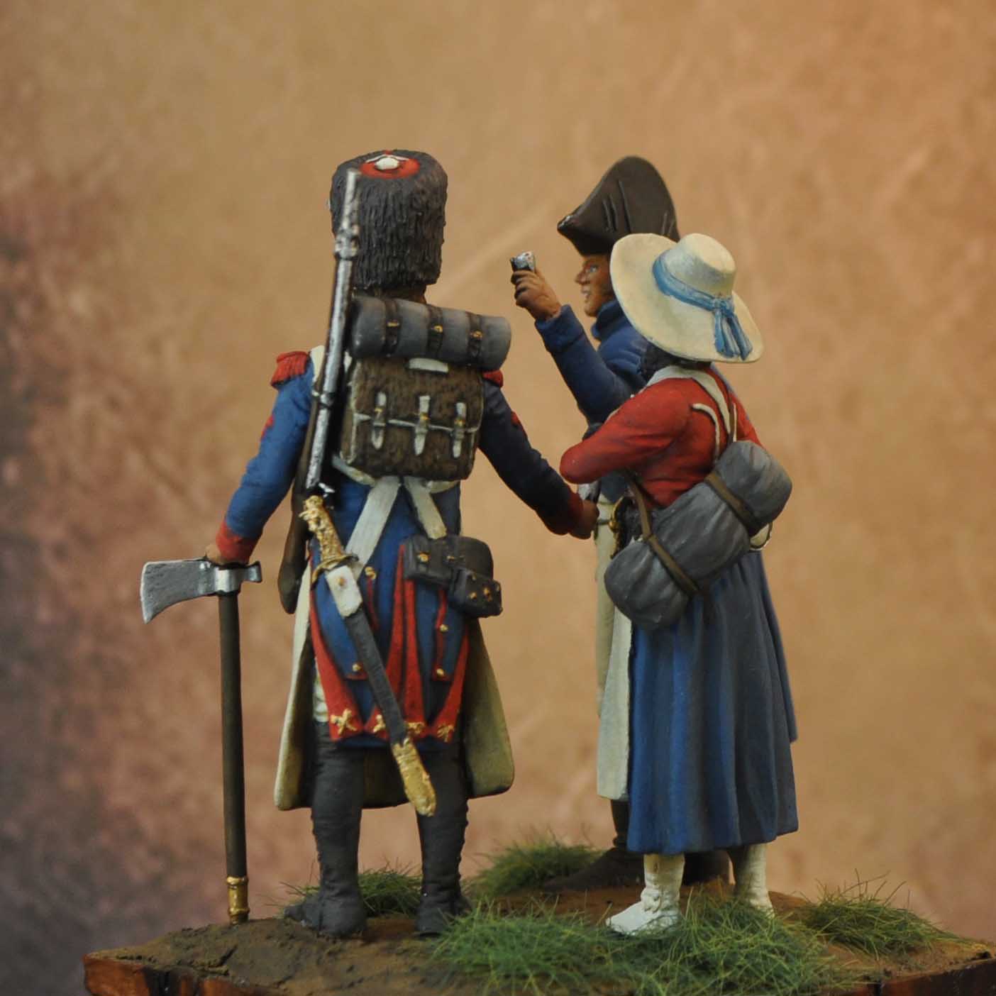 Art Girona General Serie Santé! figurine scène à peindre