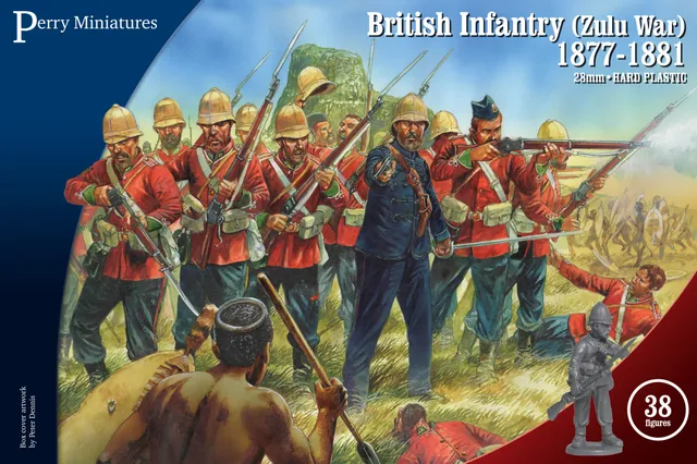 Perry VLW 20 infanterie britannique figurines 28mm plastique