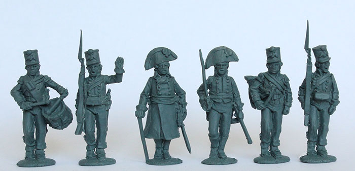 Perry Miniatures EP 20 commandement fusiliers figurines 28mm