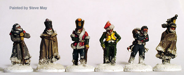 Perry Miniatures Napoleonic FN175 figurines traînards retraite Moscou 1812