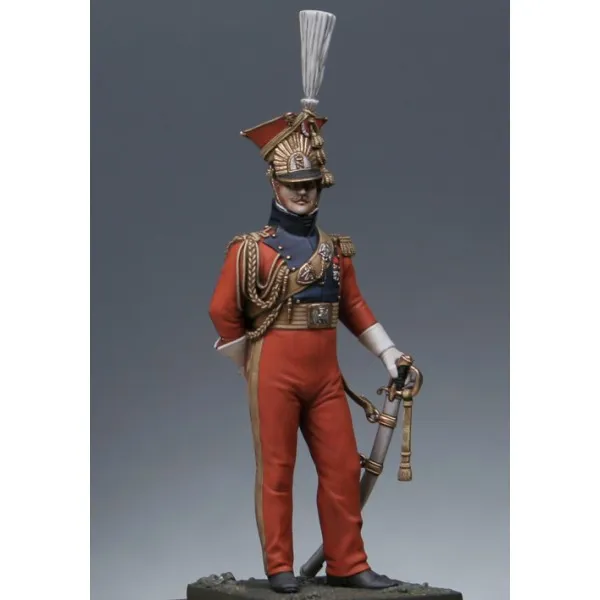ART GIRONA Miniatures Officier lanciers rouges figurine 1813