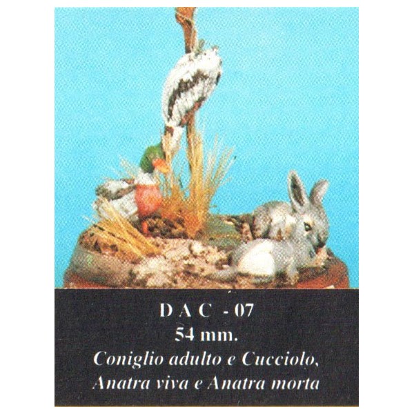 ART GIRONA Bases Coniglio Anatra accessoires diorama animaux