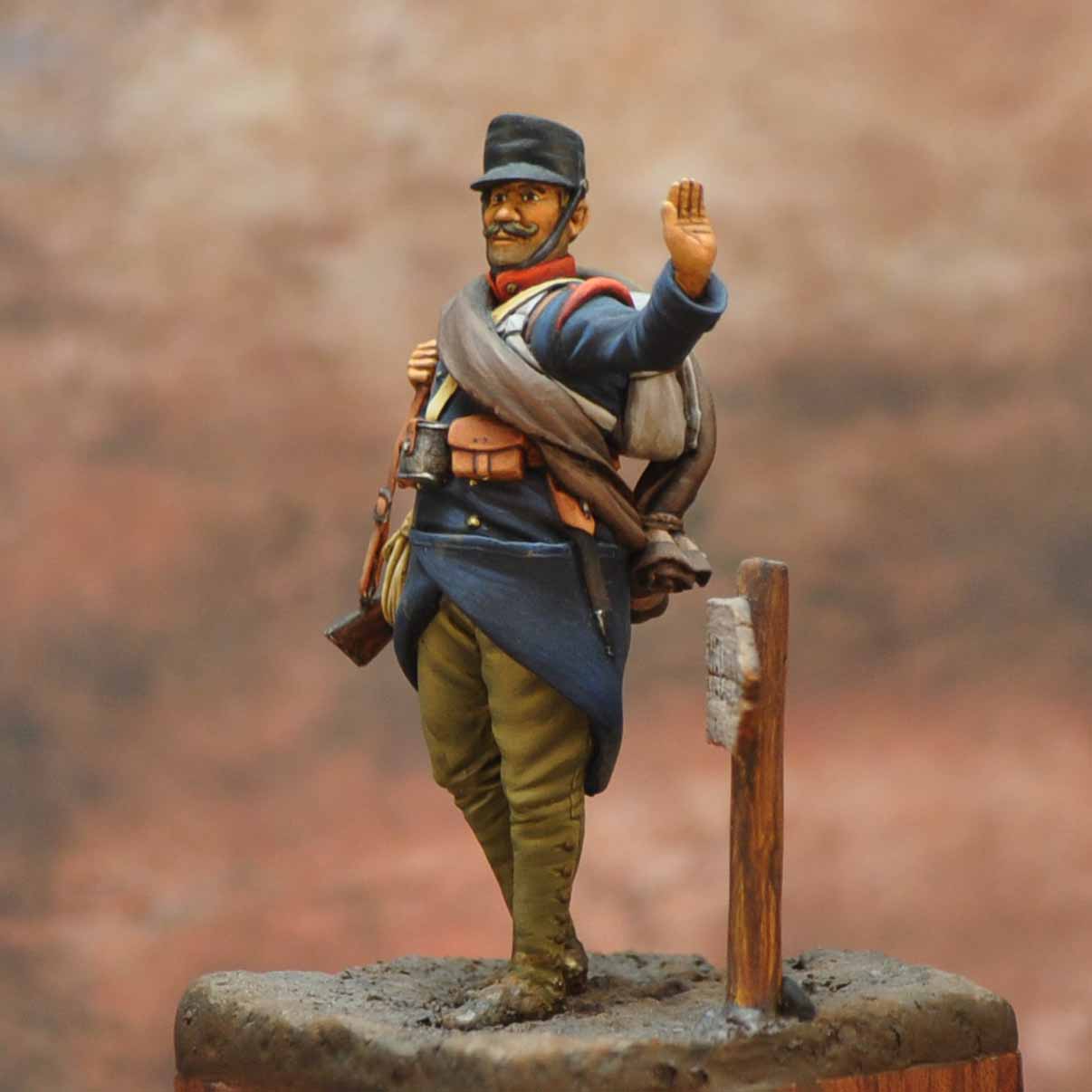 ART GIRONA Spanish Serie King's Immemorial corporal 1914 figurine