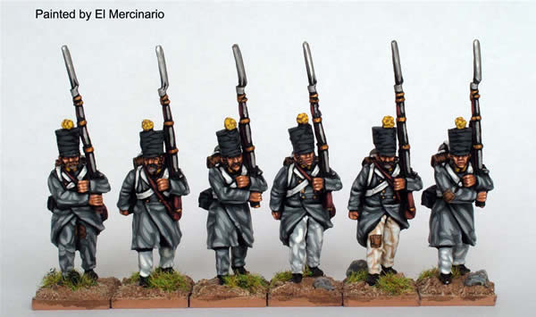 Perry Miniatures Guerre Carliste ISA28 Infanterie Figurine Manteau