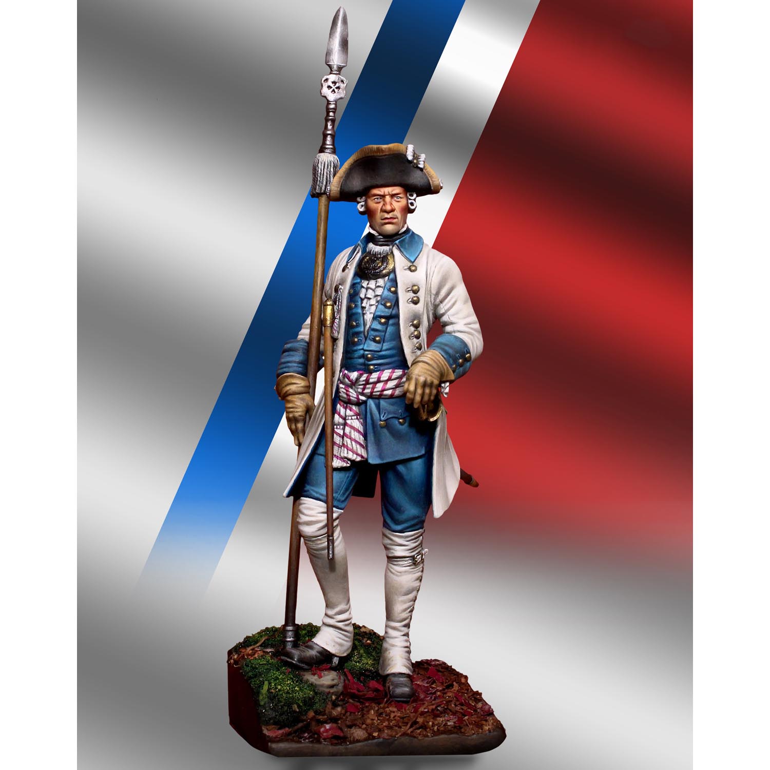 Art Girona Miniatures Saxon Infantry Captain Minden 1759 figurine