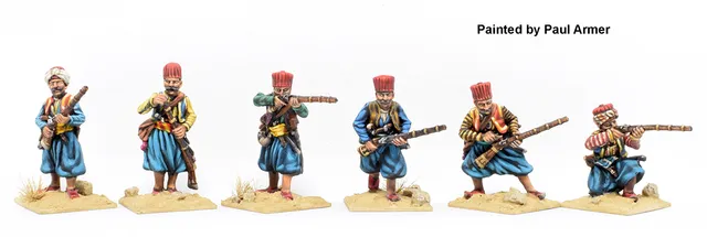 Perry Miniatures Napoleonic OT 31 Janissaries figurines 28 mm chapeau cahouk