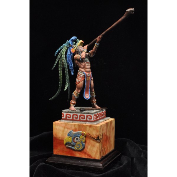 ART GIRONA Miniatures Quetzal figurine guerrier maya