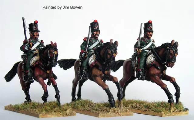 Perry Miniatures Napoleonic FN46 figurines chasseurs galop élite