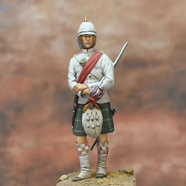 Art Girona Officer Seaforth Highlanders figurine 1882