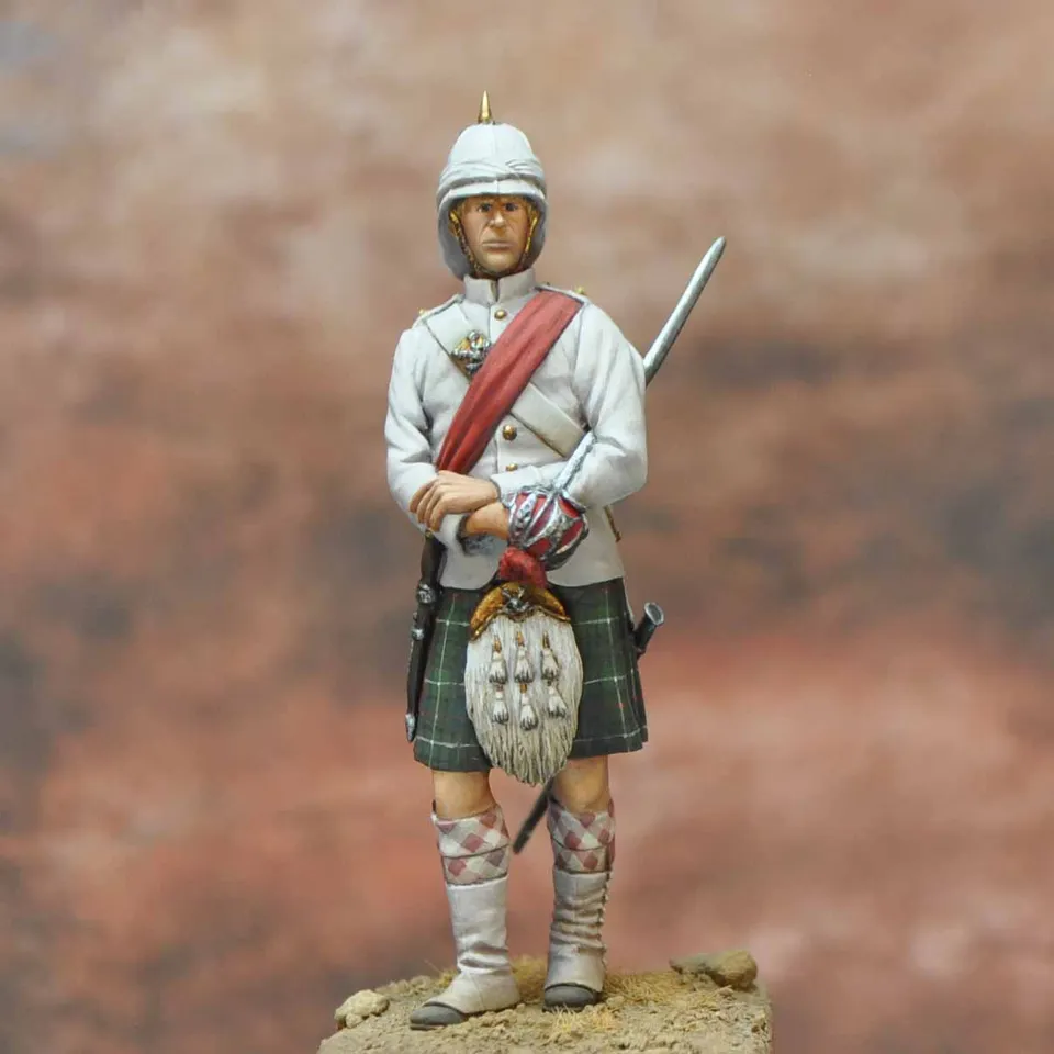 Art Girona Officer Seaforth Highlanders figurine 1882