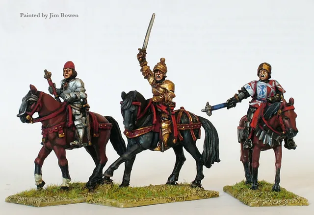 Perry WR3 Yorkist commandement monté figurines 28mm métal