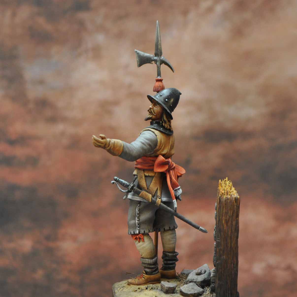 Art Girona International Royalist Troops 1644 figurine