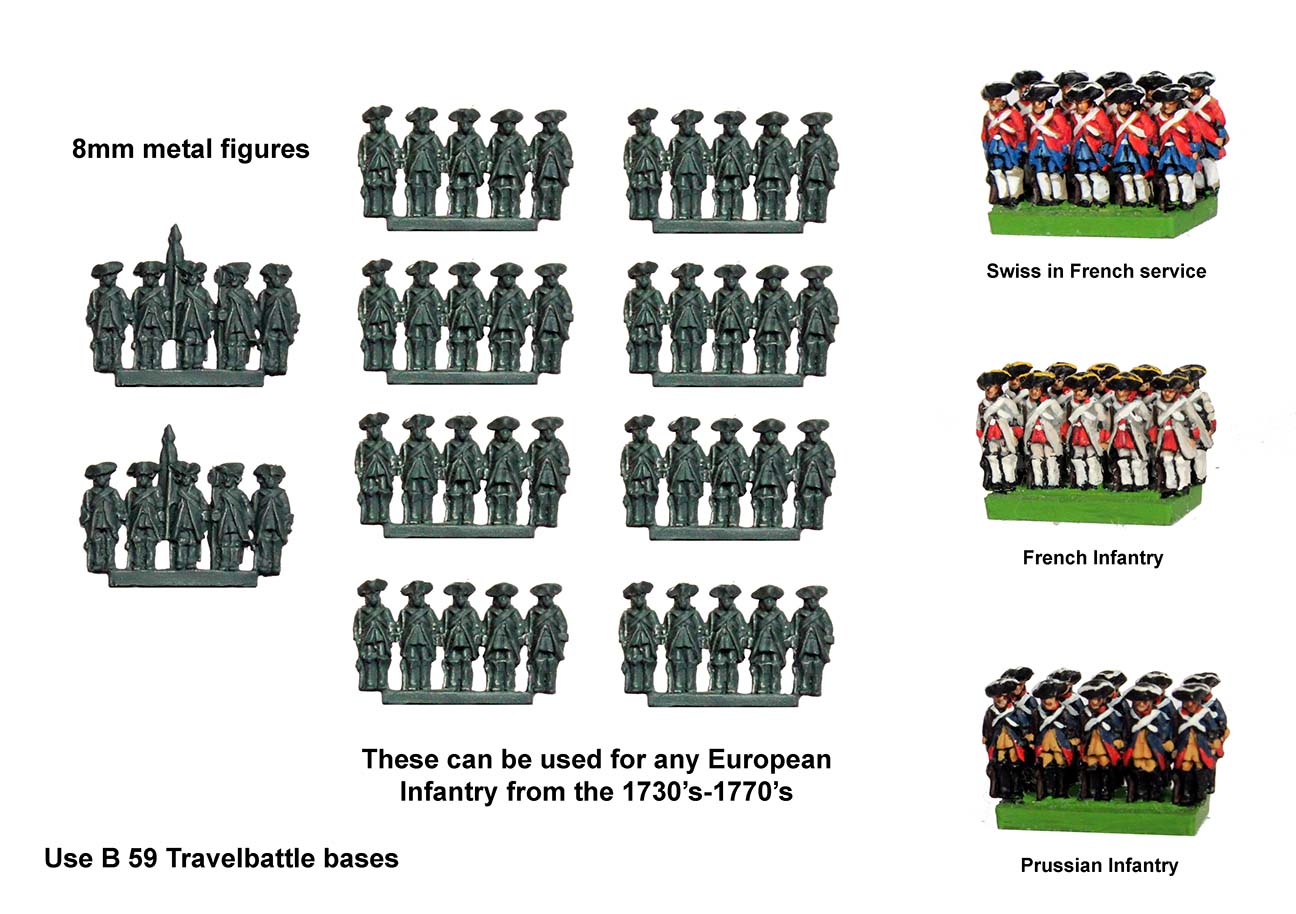 Perry TravelBattle TBL 1 infanterie boîte 50 figurines voyage