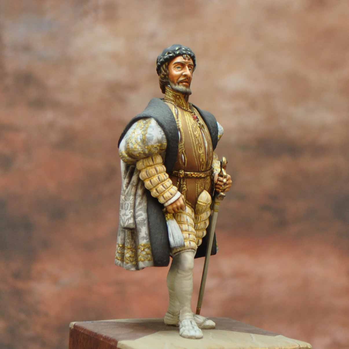 Art Girona Spanish Serie Emperor Charles I of Spain and V figurine
