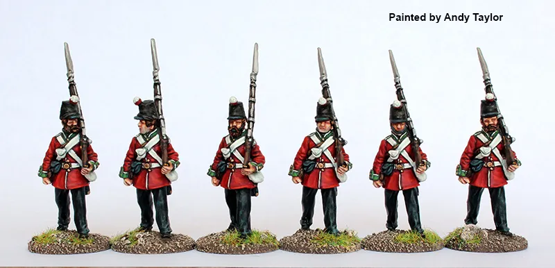 Perry Miniatures BIF8 figurines infanterie 28mm shako 1855