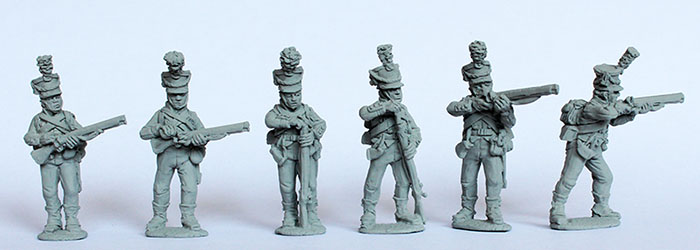 Perry Miniatures Napoleonic DAN 38 figurines chasseurs en shako