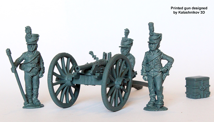 Perry Miniatures DAN 58 figurines canon amusette 1808-14