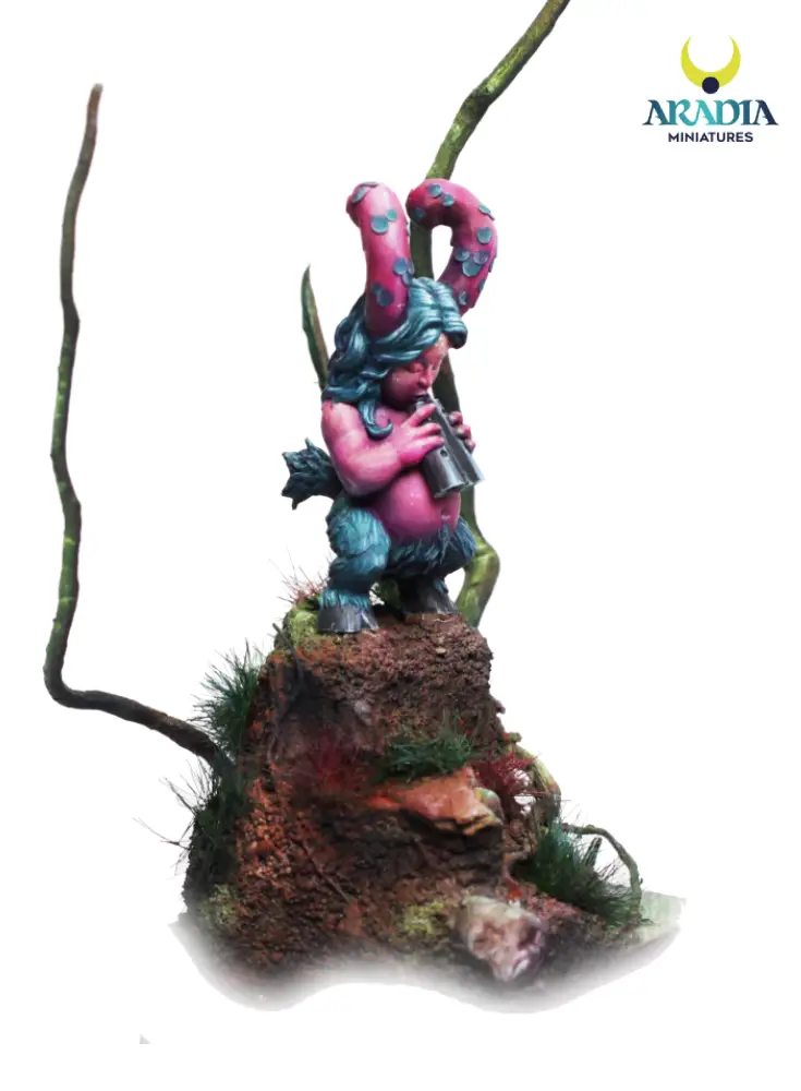 Aradia Classic Fantasy Sad satyr figurine résine