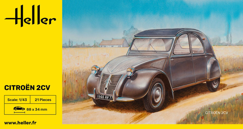 Heller The 9.99 Citroën 2CV maquette voiture 1/43