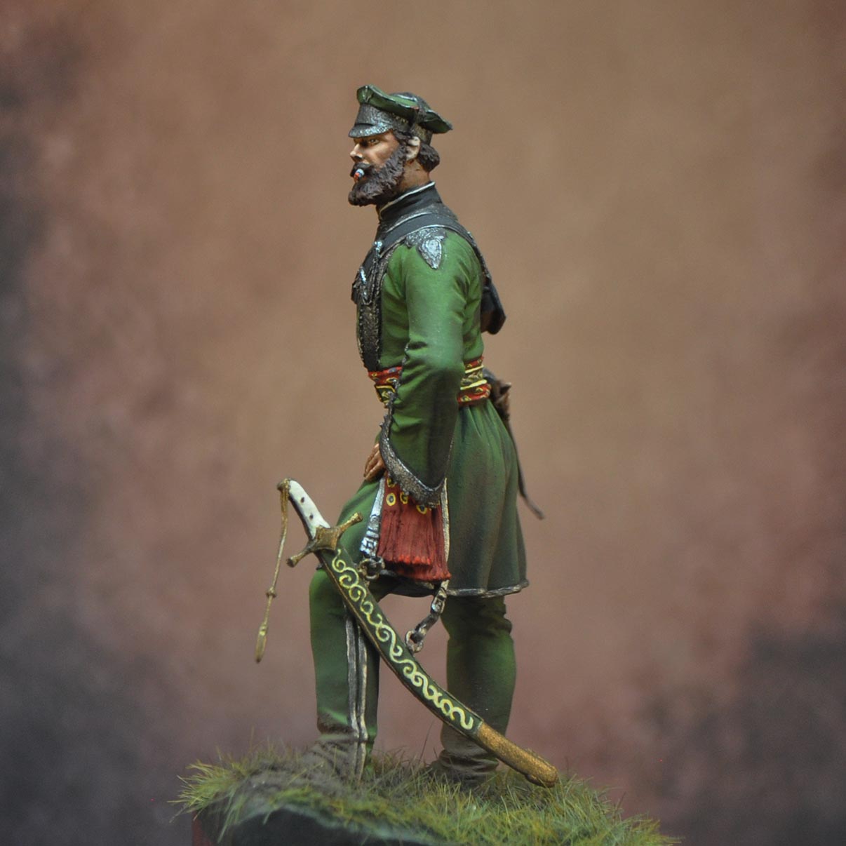 Art Girona 70mm 3rd Oude Cavalry figurine officier 1856