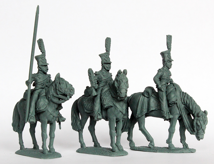 Perry Miniatures Napoleonic DOW17 uhlans figurines commandement