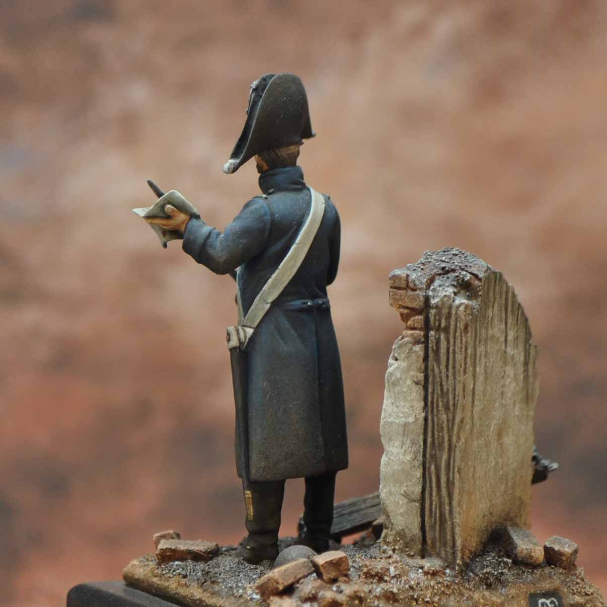 Art Girona Napoleonic Lieutenant Vistule 1809 figurine 54mm