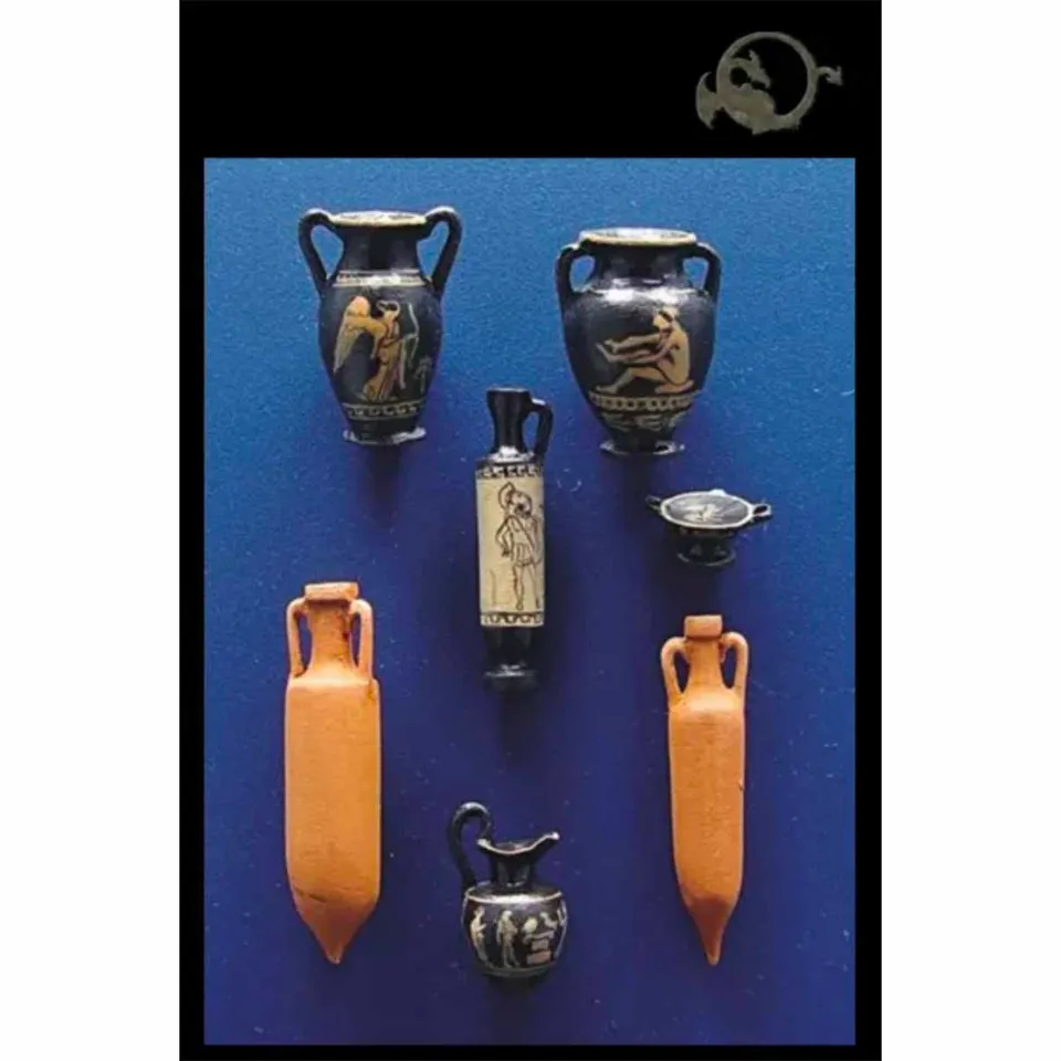Art Girona Miniatures Greco-Roman vessels vases antiques