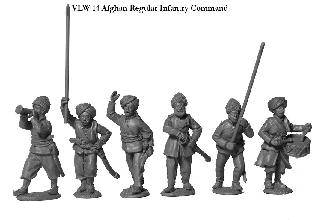 Perry Miniatures VLW 14 Commandement afghan figurines 28mm