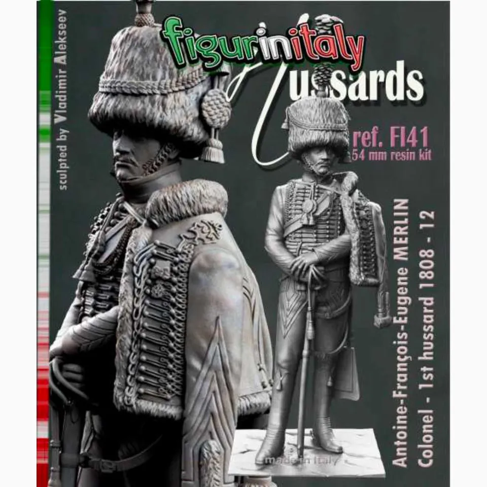Art Girona Miniatures Merlin Colonel 1er hussard figurine