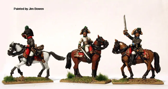 Perry Napoleonic AN24 colonels figurine officiers montés