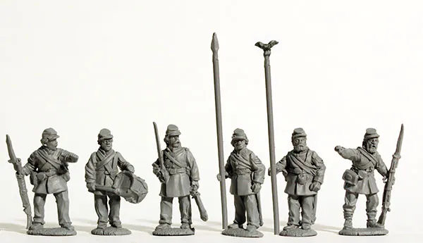 Perry Miniatures American Civil War ACW 82 figurines Union 28mm