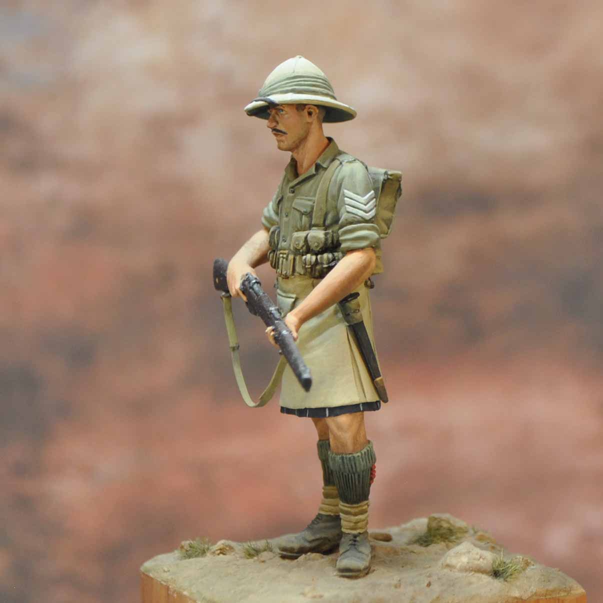 Art Girona International Serie Sergeant 2nd battalion Seaforth Highlander 1931 figurine