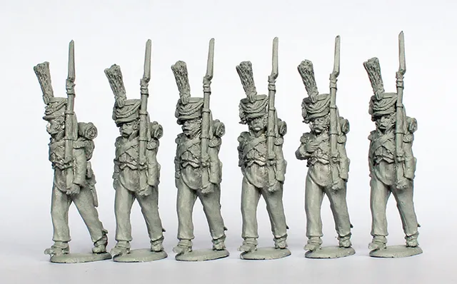 Perry Miniatures Napoleonic KH 9 figurines voltigeurs marche