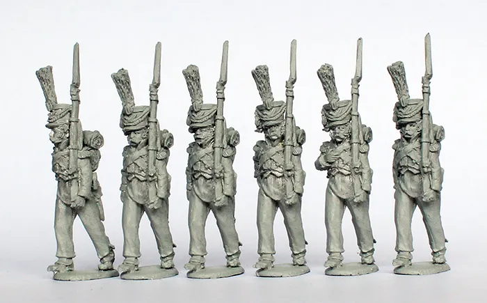 Perry Miniatures Napoleonic KH 9 figurines voltigeurs marche