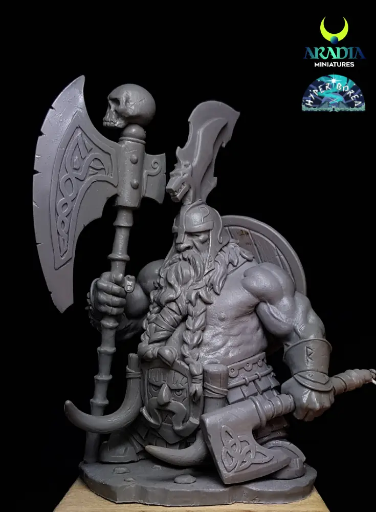 Aradia Hyperborea Nöri Dvergar figurine 75 mm résine