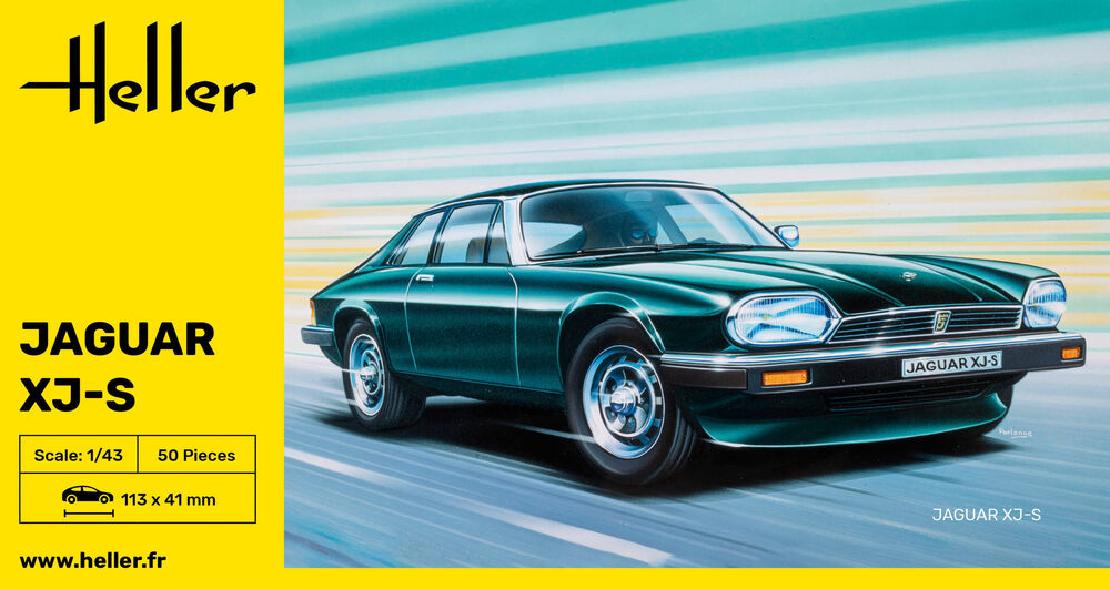 Heller The 9.99 Jaguar XJ-S Maquette Voiture 1/43 anglaise