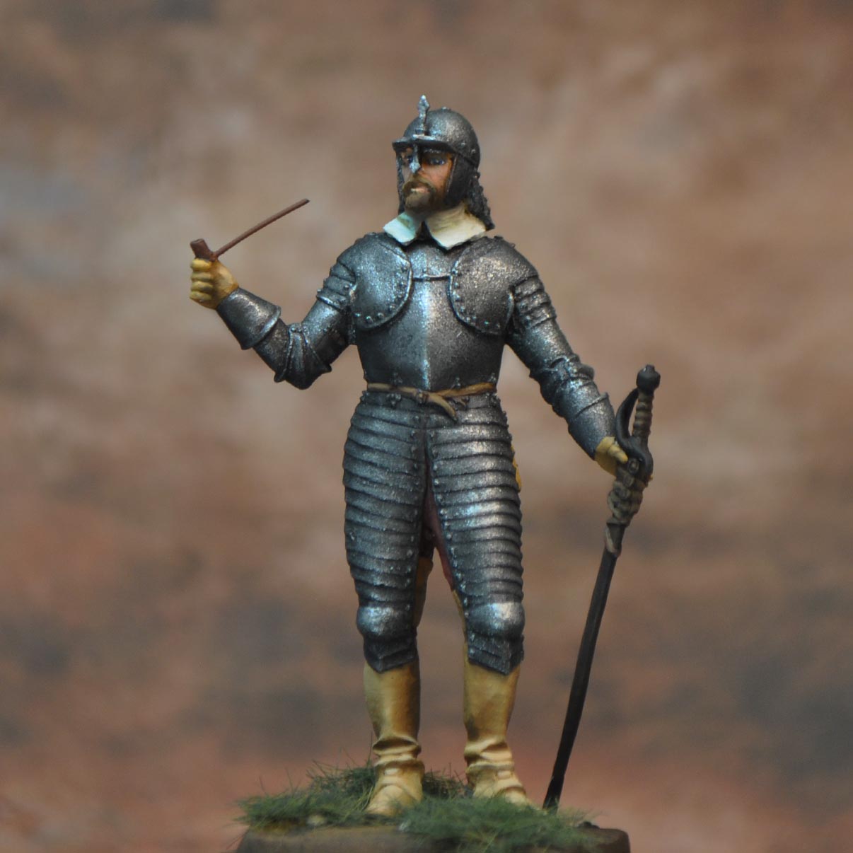 Art Girona General Serie Cuirassier Saxe figurine 54mm