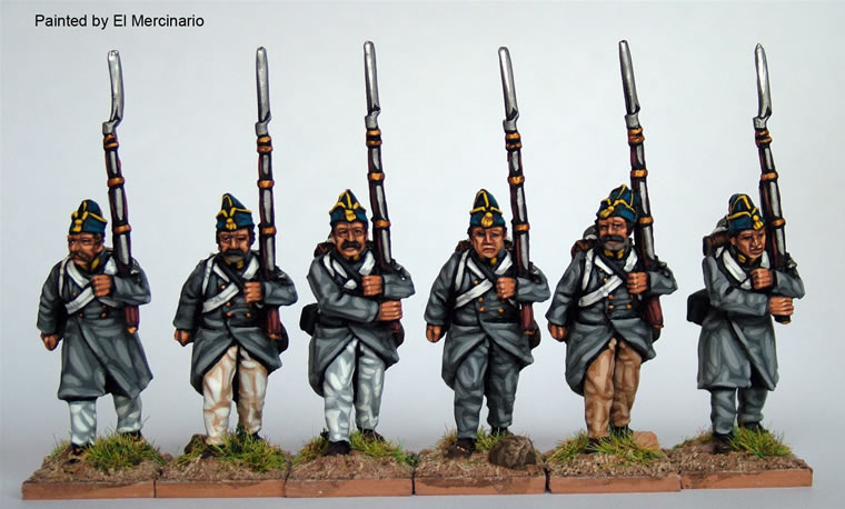 Perry Miniatures Carlist War ISA32 figurines infanterie capote