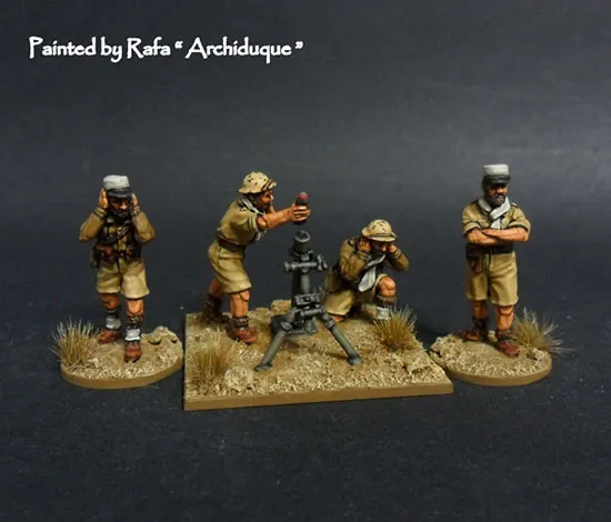 Perry Miniatures World War 2 FWW11 Légion étrangère figurines mortier 81mm