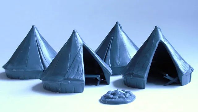 Perry Miniatures B11 tentes cloche maquette plastique 4 tentes